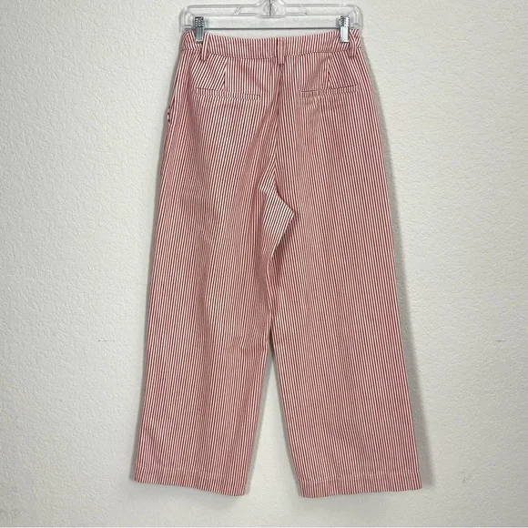 Saint Geraldine Marshall Pinstripe Crop Wide Leg Pants Size S - Picture 6 of 14